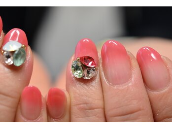 ネイルサロン プルミエール(Premiere)/エアジェル&3Dスワロフスキー