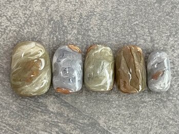 カラネイル 南森町店(calla nail)/「鉱物のぬくもり」