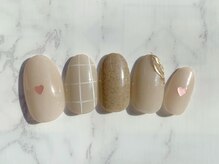 ネイルサロン フローリア(nail salon Florir)/ガーリーチェックネイル