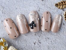 ネイルサロンアンドスクール ミュー(Nail Salon & school mieux)/ガーリードットデザイン