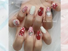 ピオミエルネイル 新宿(pio miel nail)/レッドツイード