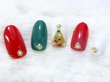 ブラン(Blanc)/ゴールドツリーネイル