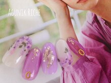 アグニークリッシェ(Agunik Riche)/【藤の花ネイル】