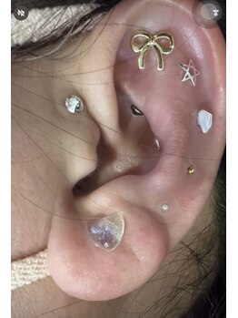 サロン デ リブレ 加古川店(salon de Libre)/大きめ耳ツボジュエリーも！