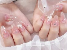 ミイネイル(Me nail)/長さだしネイル/春ネイル