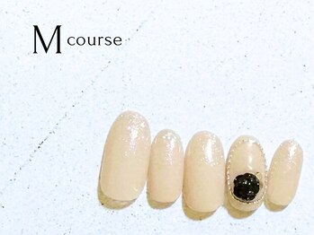 定額ネイルMコース ハンド