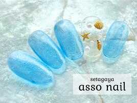 マグネット夏ネイル