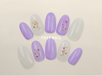 ファストネイル 広島駅前店(FAST NAIL)/フラワー 【12089】