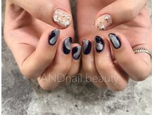 アンドネイル ビューティー(AND nail,beauty)/春ネイル/ニュアンス/藤沢
