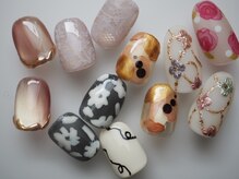 モアブーデ(moabde)の雰囲気（定額は11種から選択可◎シンプル、ニュアンス、手描きアート中心）