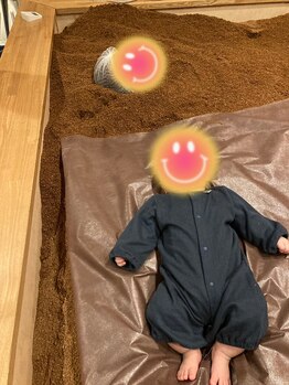 ミモザ/ママと一緒に酵素浴♪