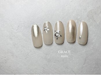 グレース ネイルズ(GRACE nails)/星ネイル