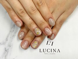 C-152 大人可愛い押し花ネイル