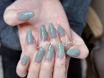 ウサギネイル 新大久保店(usagi nail)/マグネットフレンチ秋可愛い