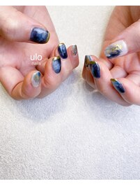 ニュアンスネイルにフレンチ