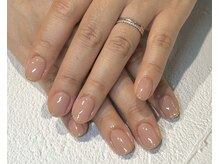 ルヒアネイル イオン戸畑ショッピングセンター店(Ruhia Nail)/ラメフレンチネイル