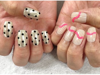 ネイルサロン ビューティーマジック 川口店/アシンメトリーネイル