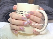 ウェーブネイルサロン'('Wave Nail salon)/持ち込みデザイン/フィルイン