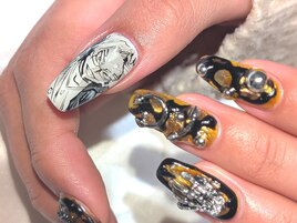 カミナリくん痛ネイル