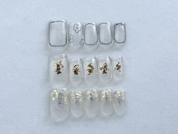 スリーク(sleek)/月替わり定額ネイル¥ 6050