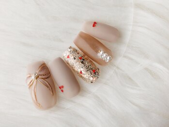 ヴァンネイル(VINGT NAIL nail&eye beauty)/ハートホロネイル