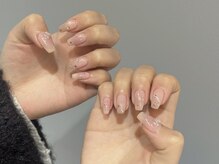 ランドネイル 天神(LANDNAIL)/チーク×フラッシュグラデ＊○