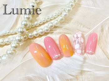 ルミエ(Lumie)/透けフラワーネイル☆