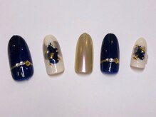 ネイルサロン ネイルクク 桑名駅前店(Nail KUKU)/ネイビーネイル