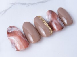 カフェラテネイル☆フィルイン