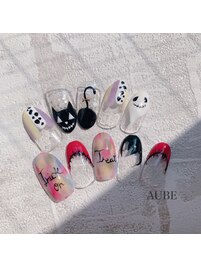 ハロウィンネイル