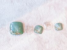 ブレスネイル(brace Nail)/グリーン×シルバーマグネット
