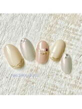 ネイルサロン クイル(QUILL)/4月くすみカラー（２）