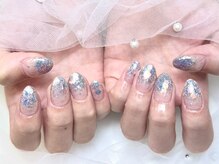 エマネイル プラス キハクヤ 本町店(EmaNail+KIHAKUYA)/ラメグラデーション