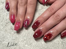 リアン 京都四条河原町店(Lian)/バレンタインネイル