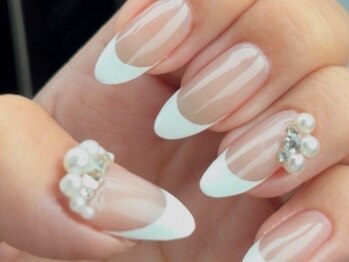 テテ ネイル(Tete..nail)の写真/【OPENキャンペーン実施中!】ワンカラー¥4000*定額アート《10種類》¥6000*自然な長さだしも可能(※別料金)