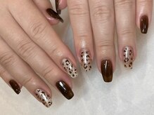 スウィーティーネイル 本厚木駅前店(Sweetie Nail)/マグネット×レオパード