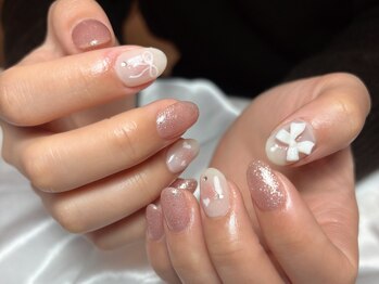 モーヴ(MAUVE)/ジェル/4本アート