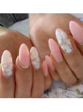トータルサロン 白べぇーっ プラス/☆お花満開☆ネイル☆