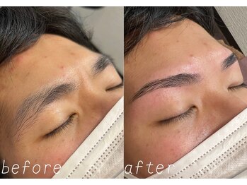 ボス 名古屋店(BOSS)/Before&After4 #メンズ脱毛#眉毛