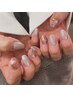 【nail】ハンドネイル ＋ 4本アート　6200円