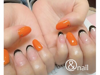 アンドネイル(& nail)/オレンジ
