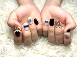 秋ニュアンスネイル