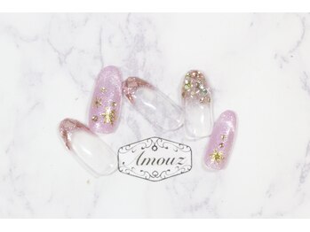 アモウズ(Amouz)/定額【テーマ:ガラスフレンチ】1