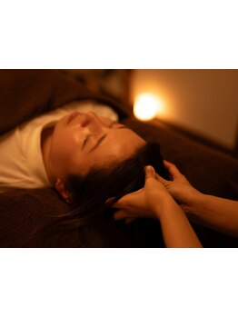 ヘッドスパで癒されたい