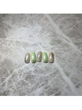 ネイルサロン エーナイン ちとせモール店/定額ネイル　春デザイン