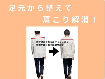 整体ハロ(整体HALO)/足元から肩甲骨の位置を整える！