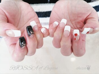 リオッサ オブ ラグーン(RIOSSA of Lagoon)/グリーンフレンチｘモノトーン