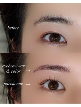 ミリトウキョウ 恵比寿(mm TOKYO)/パリジェンヌ/眉ワックス/美眉