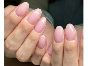 レガート(Legato)の写真/【一番町近く・片平】うる艶・美しいフォルムの大人シンプルネイル♪最終受付20：00で、お仕事帰りにも◎