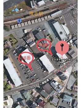 ワンアップ(One-up)/【駐車場上空写真】